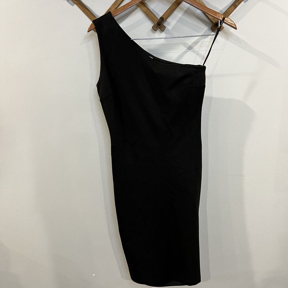 NORDSTROM Ali & Jay Mini Dress One Shoulder Black Small Zipper Side